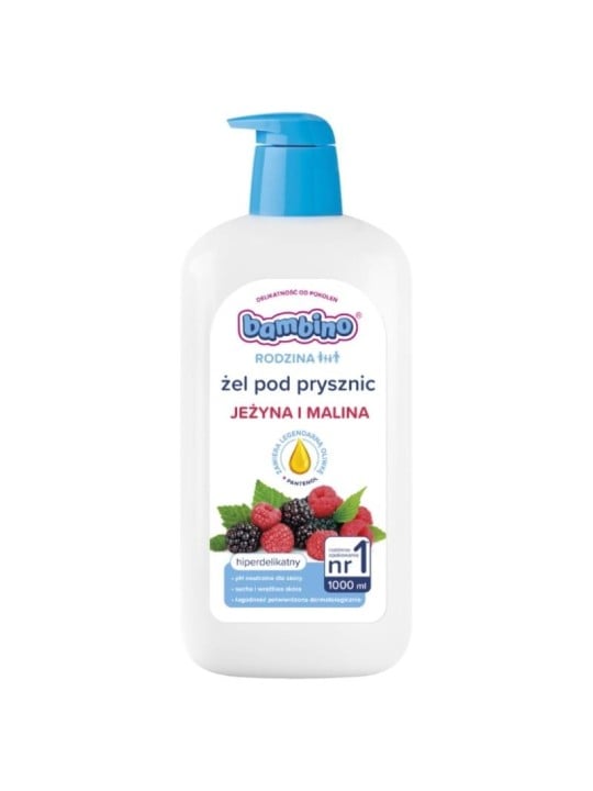 Gel Doccia Bambino Mora e Lampone 1000ml