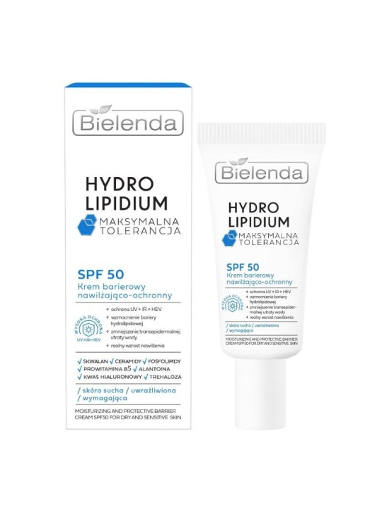 Bielenda Crema SPF50+ per Protezione e Idratazione