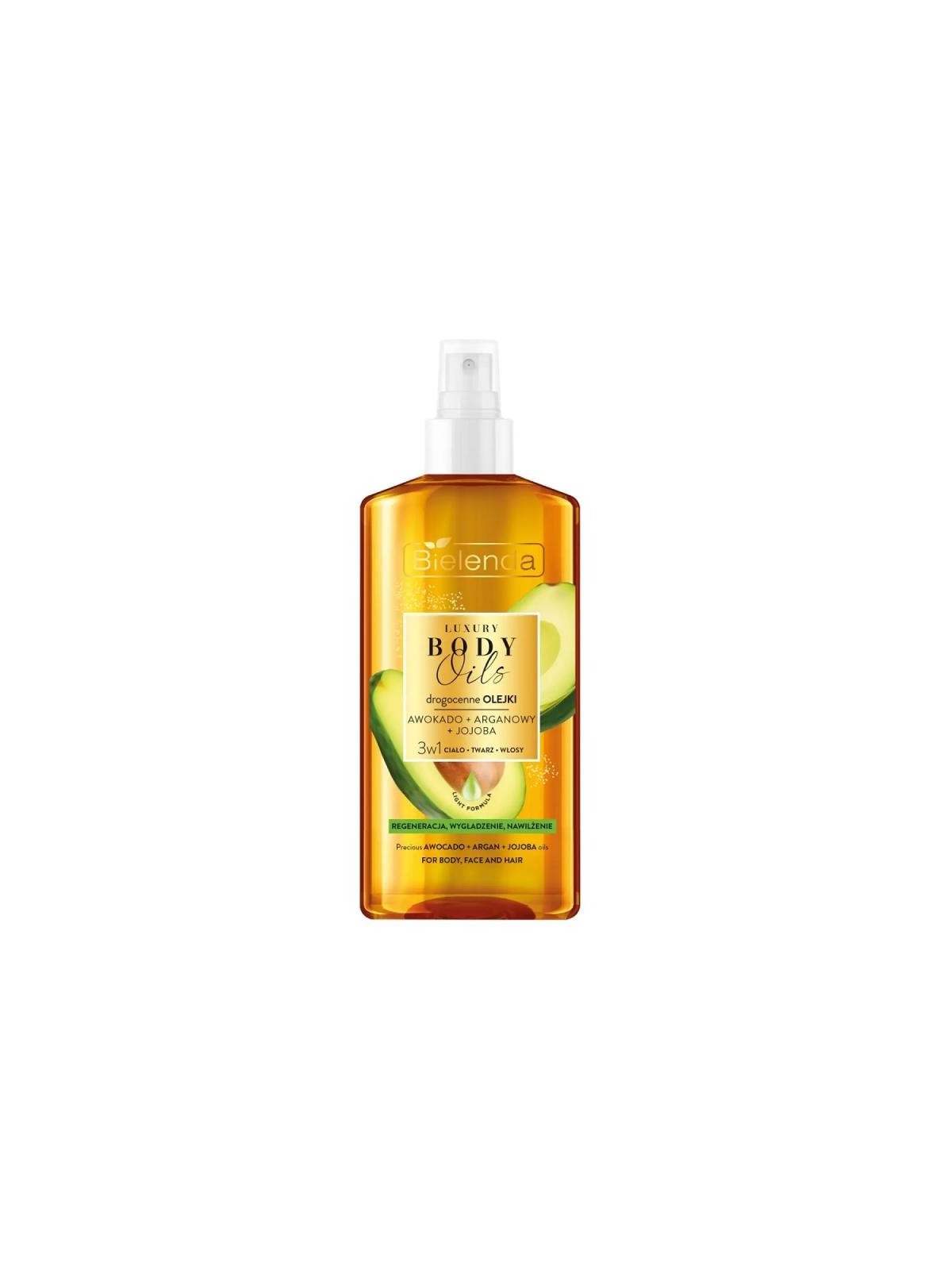 Bielenda Olio 3 in 1: Avocado, Argan, Jojoba 150ml