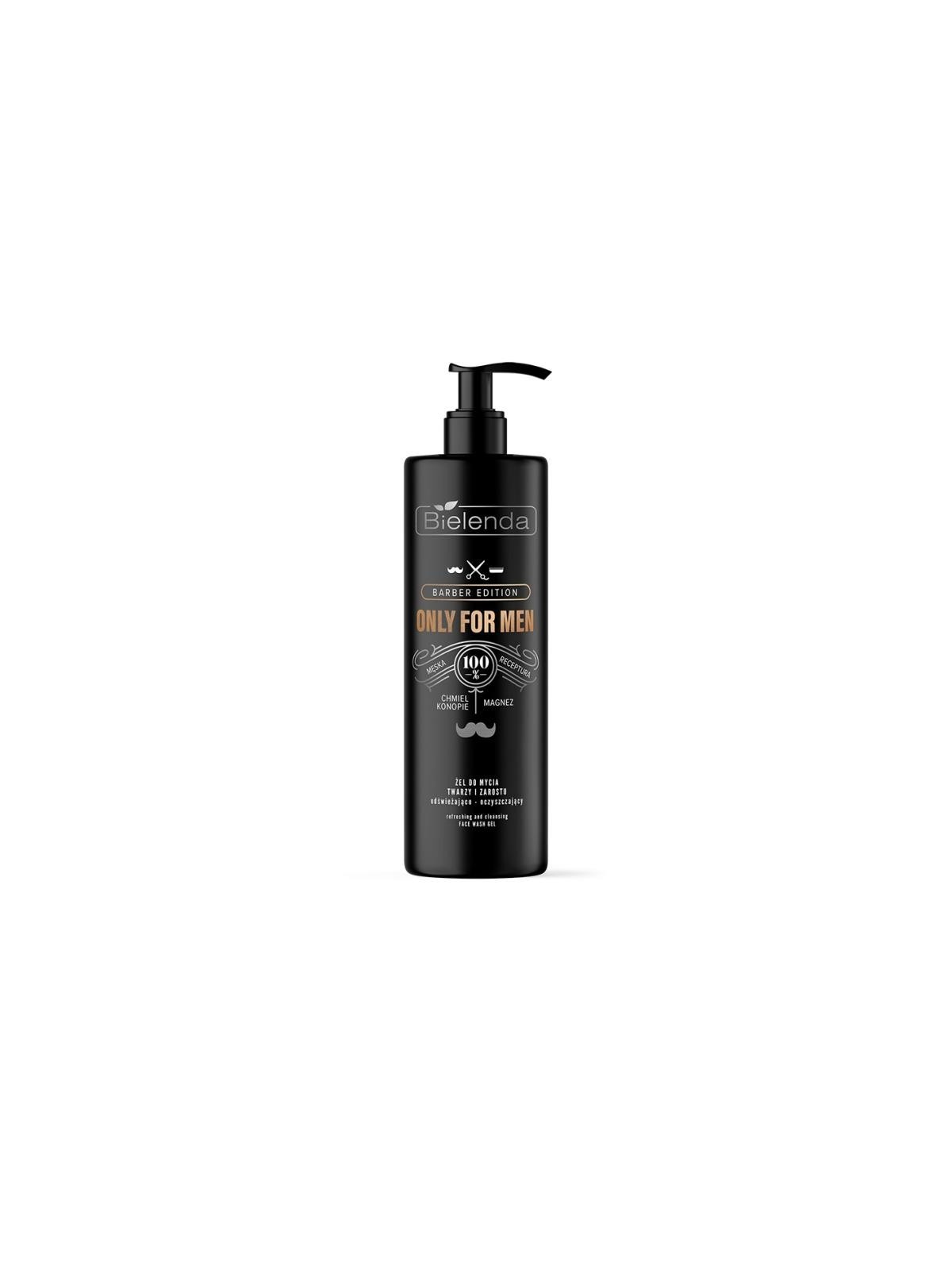 Bielenda Gel Detergente per Viso e Barba Uomo 190g