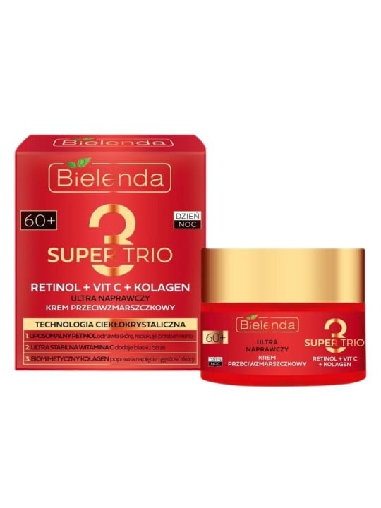 Bielenda super trio 60+ crema antirughe 50ml