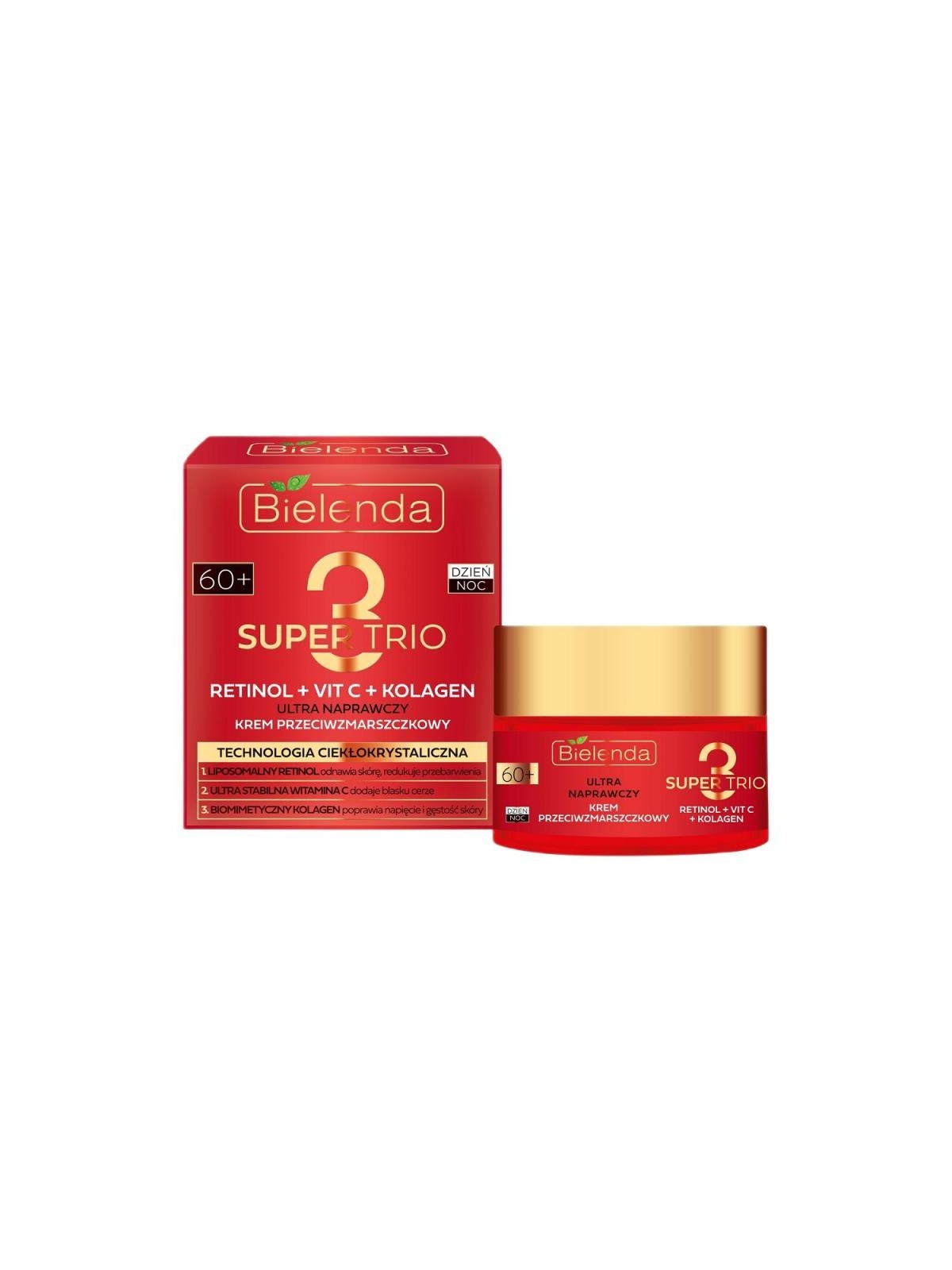 Bielenda super trio 60+ crema antirughe 50ml