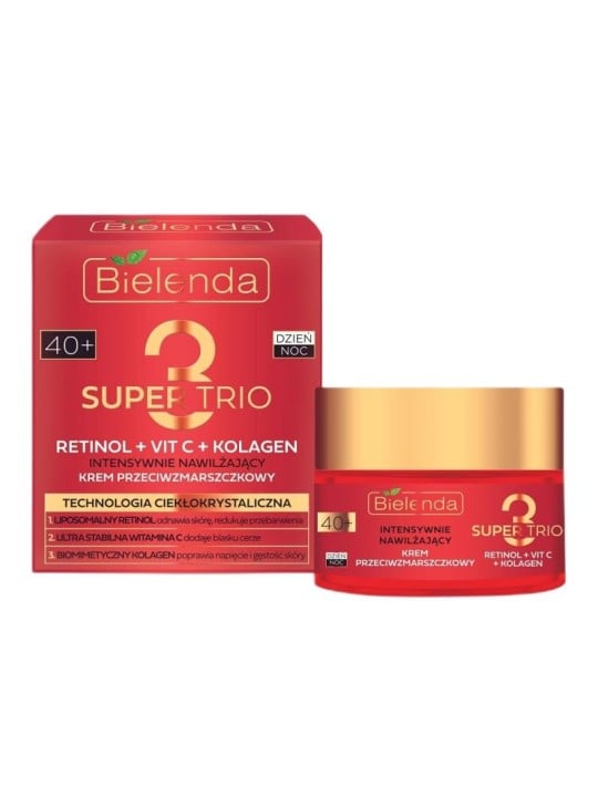 Bielenda Super Trio Crema Antirughe Intensiva 40+