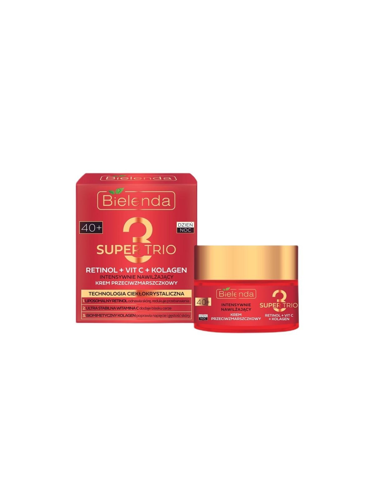 Bielenda Super Trio Crema Antirughe Intensiva 40+