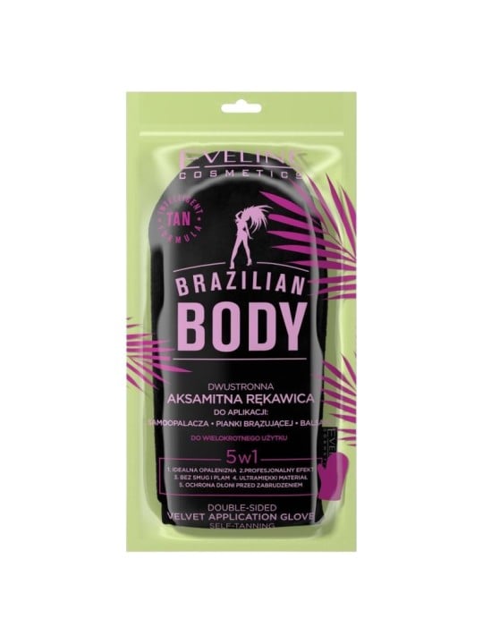 Eveline Guanto Autoabbronzante Brazil Body Nero