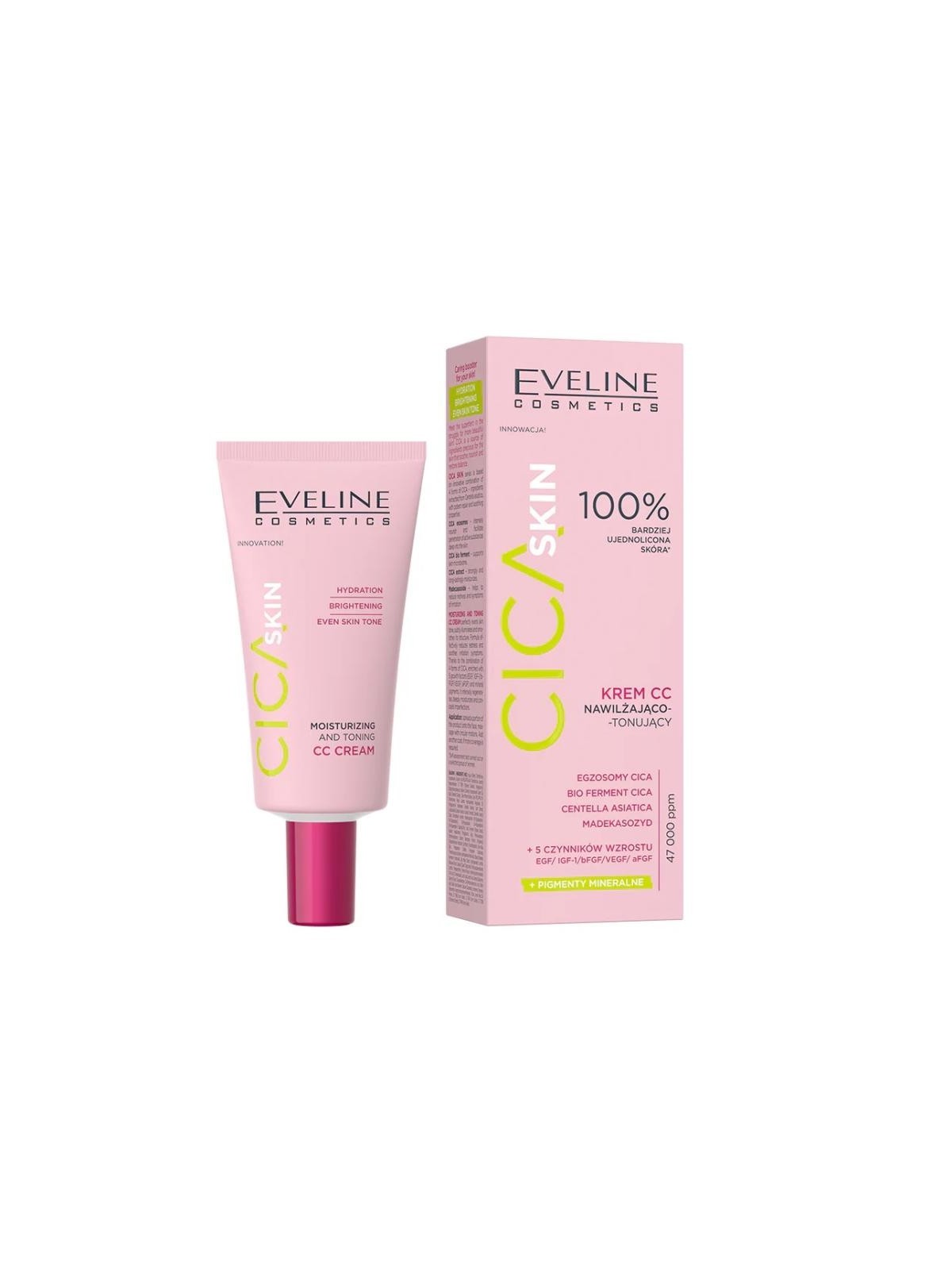 Eveline CICA Skin CC Cream Idratante e Colorante 30ml