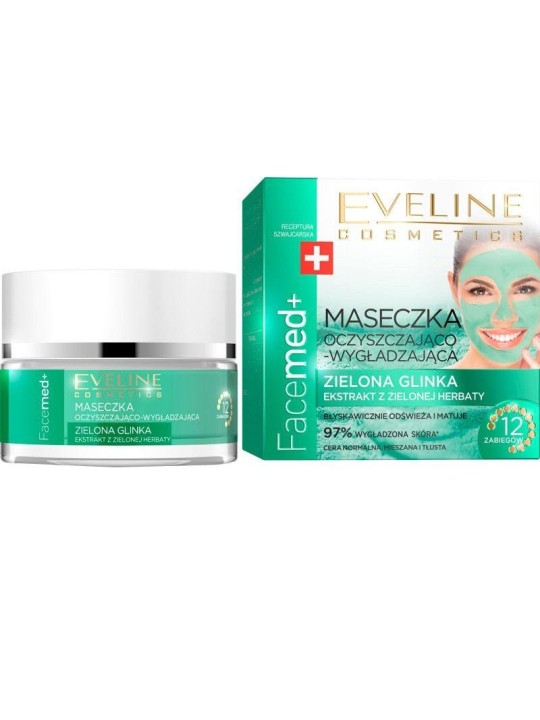 Eveline Facemed+ Maschera con Argilla Verde