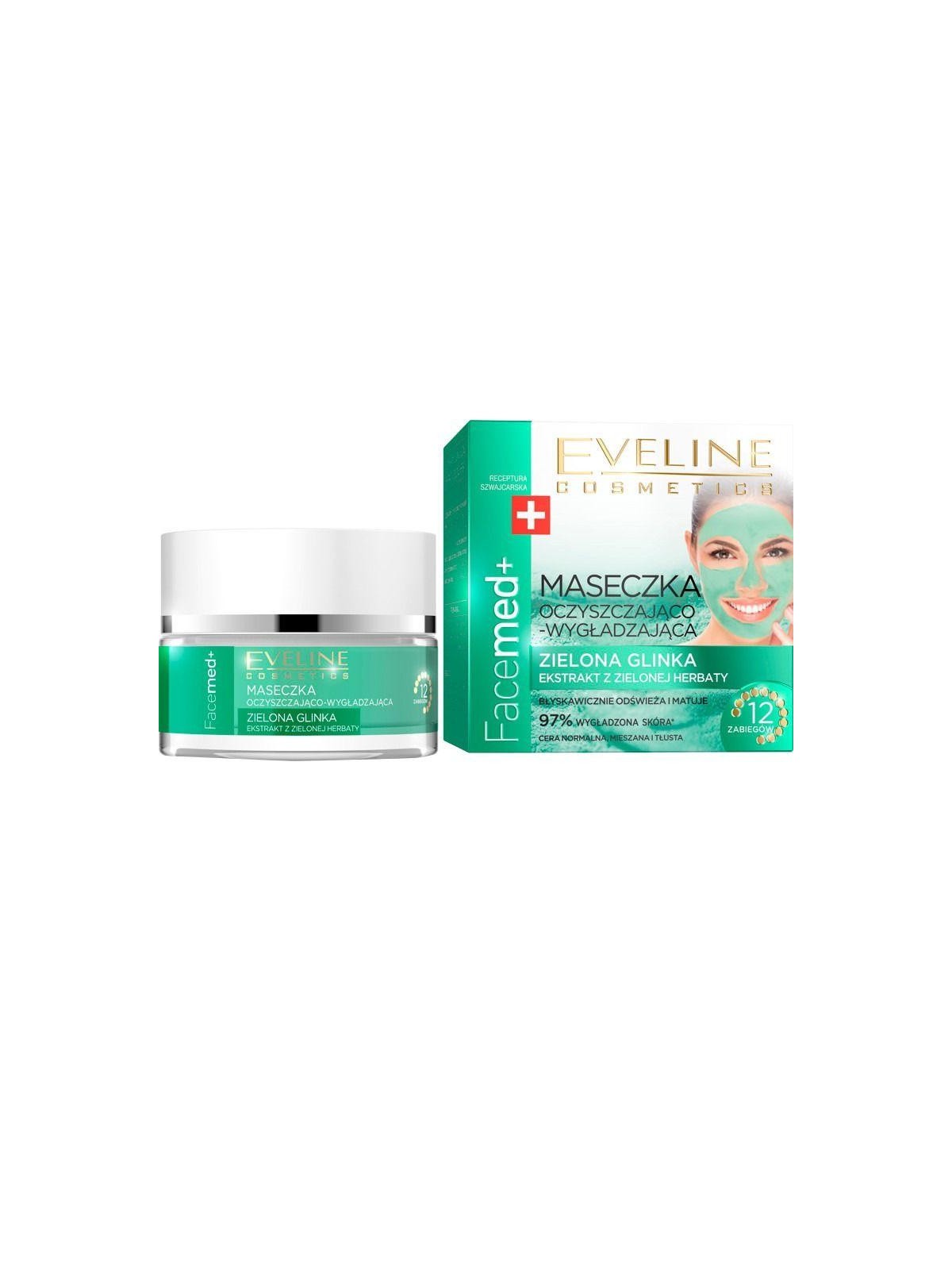 Eveline Facemed+ Maschera con Argilla Verde