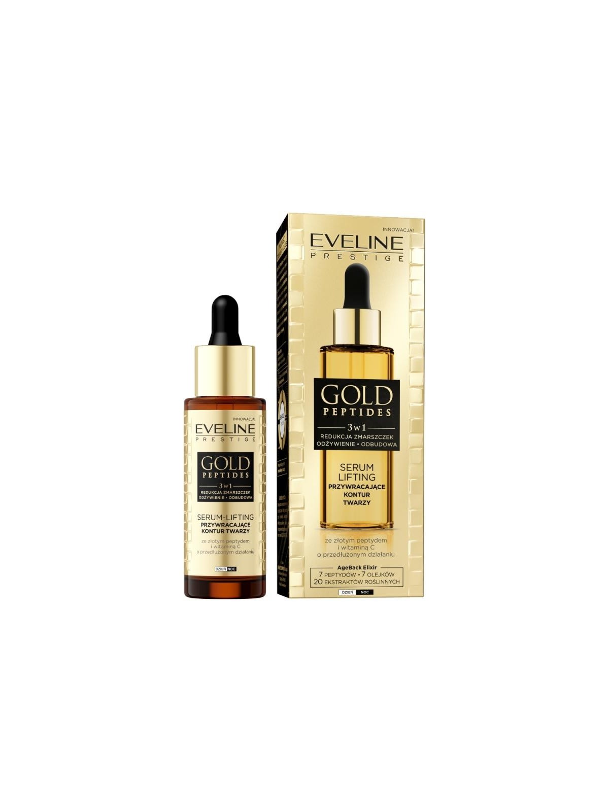 Eveline Siero Lifting 3 in 1 per Contorno Viso 30ml