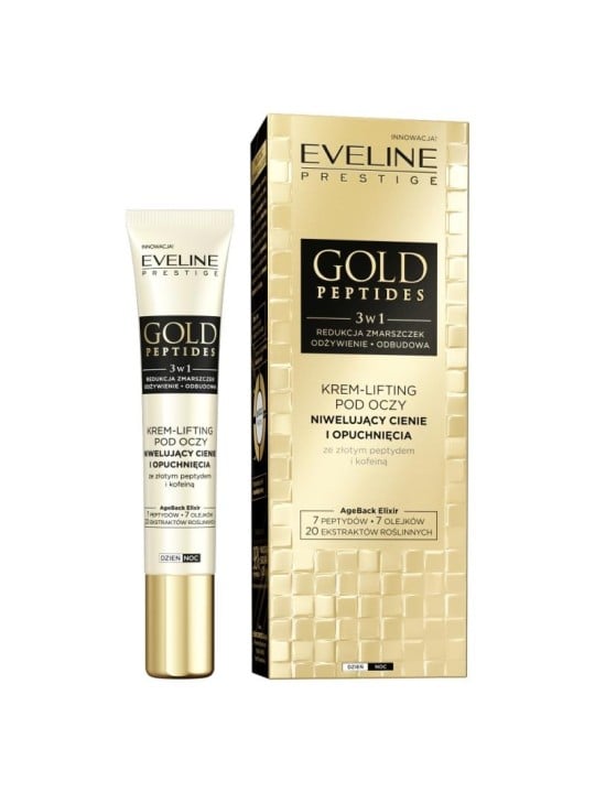 Eveline Crema Lifting Contorno Occhi ai Peptidi d'Oro