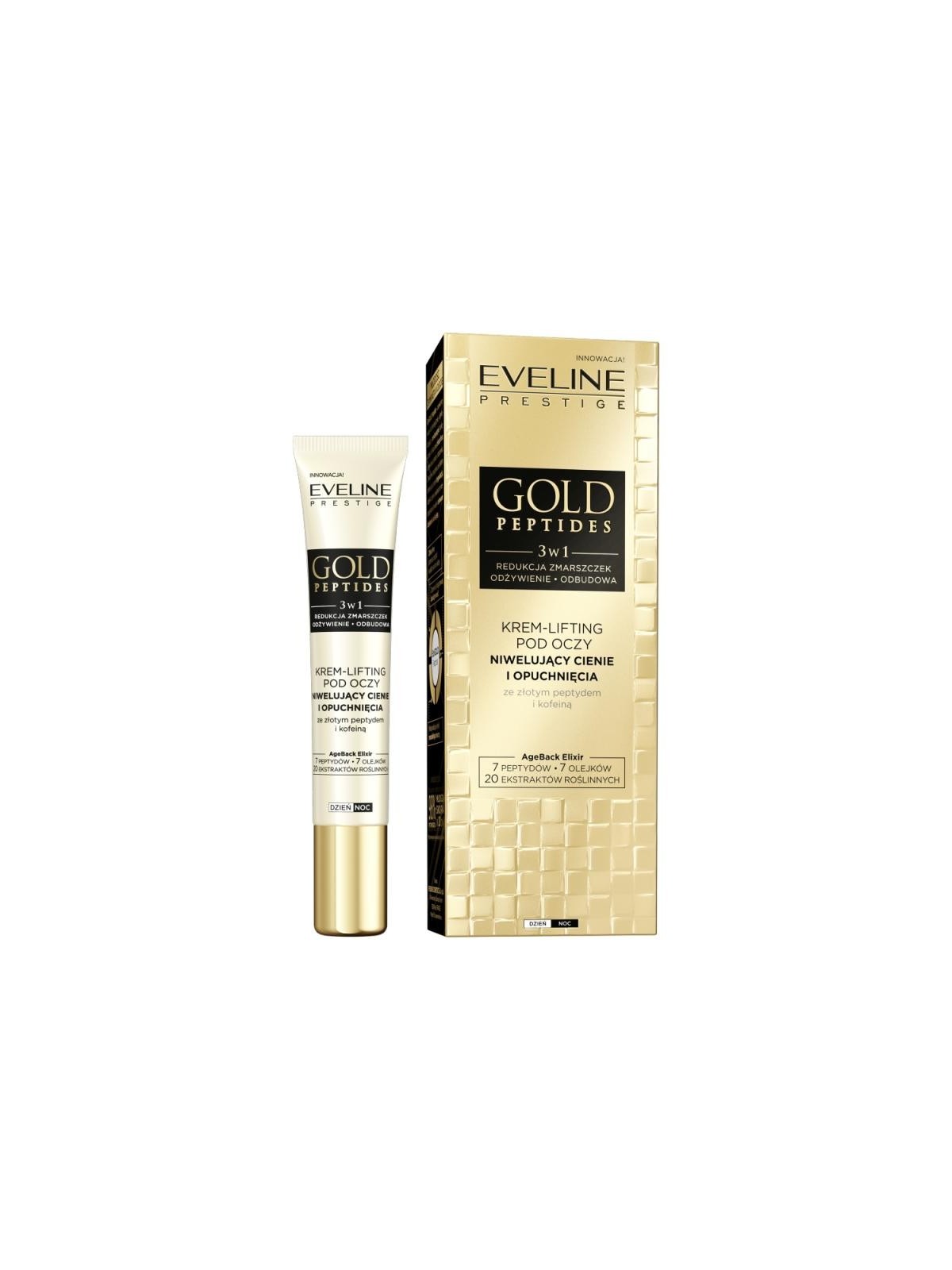 Eveline Crema Lifting Contorno Occhi ai Peptidi d'Oro