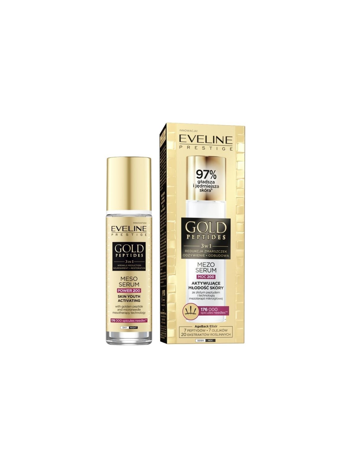 Eveline Meso-Siero ai Peptidi d'Oro 30ml