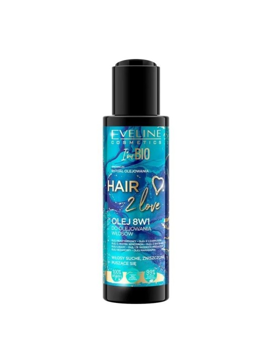Eveline Hair 2 Love 8in1 Olio per Capelli