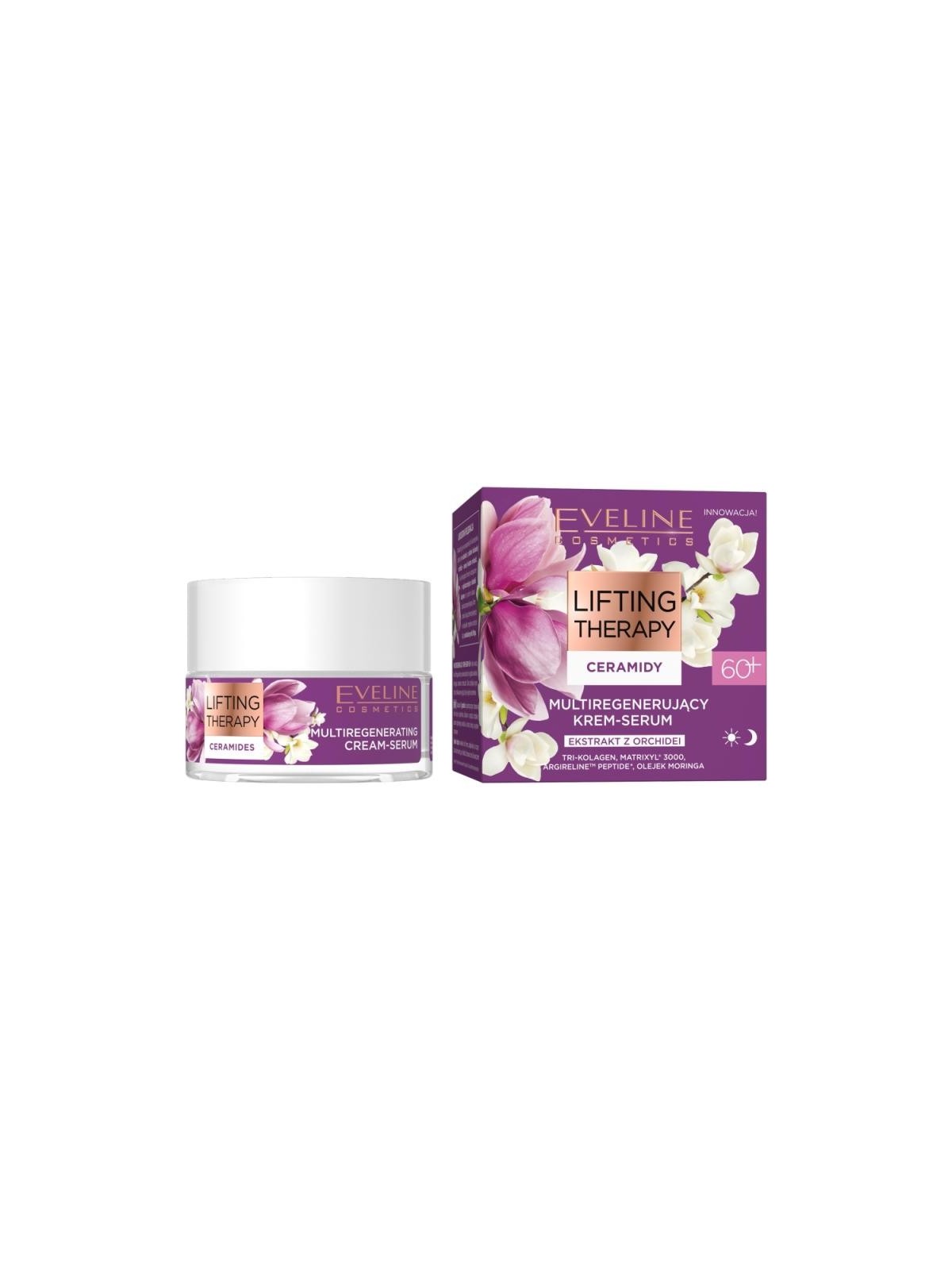 Eveline Lifting Therapy Ceramidi 60+ Crema-Siero
