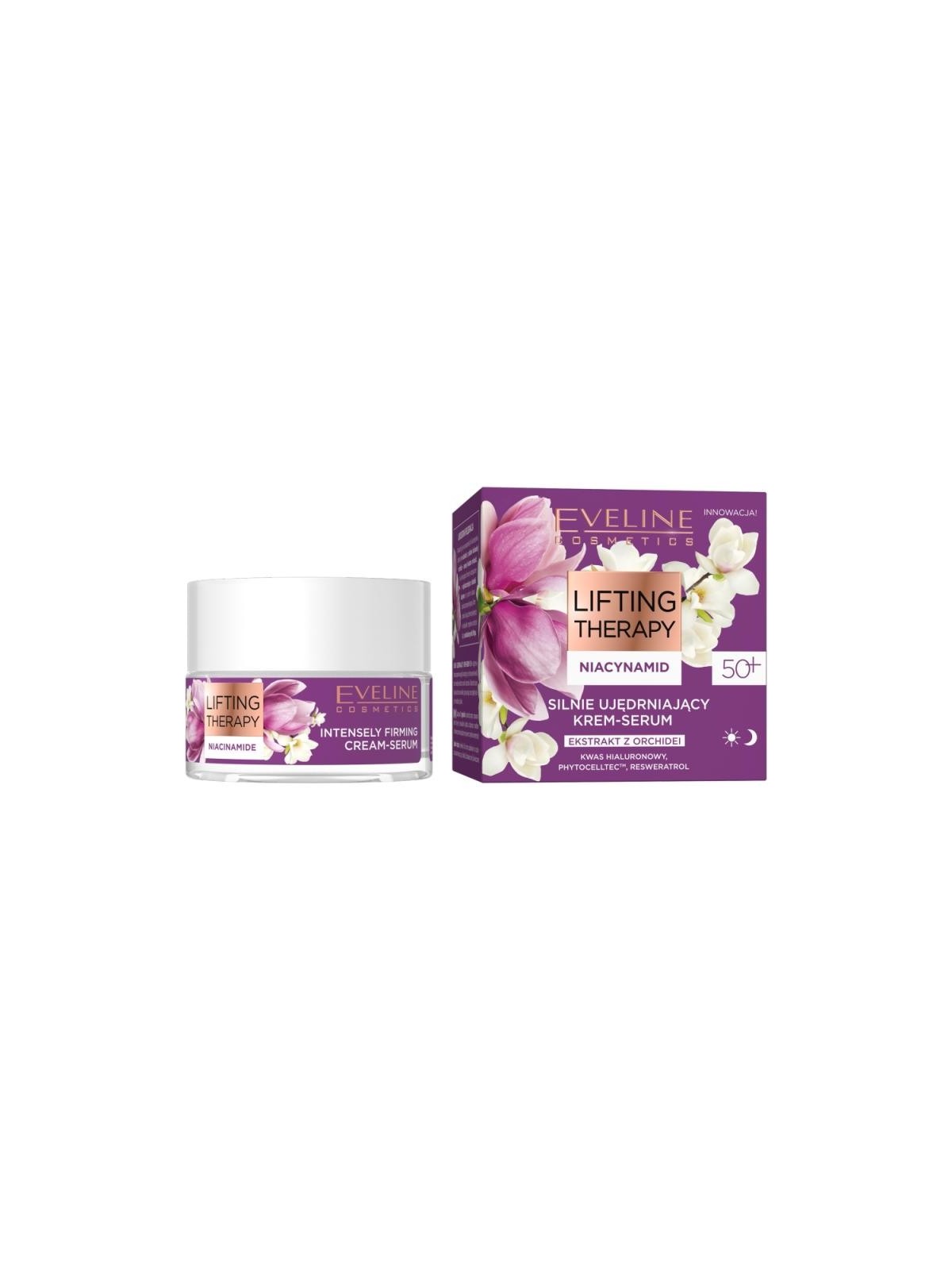Eveline lifting therapy niacinamide 50+ crema-siero