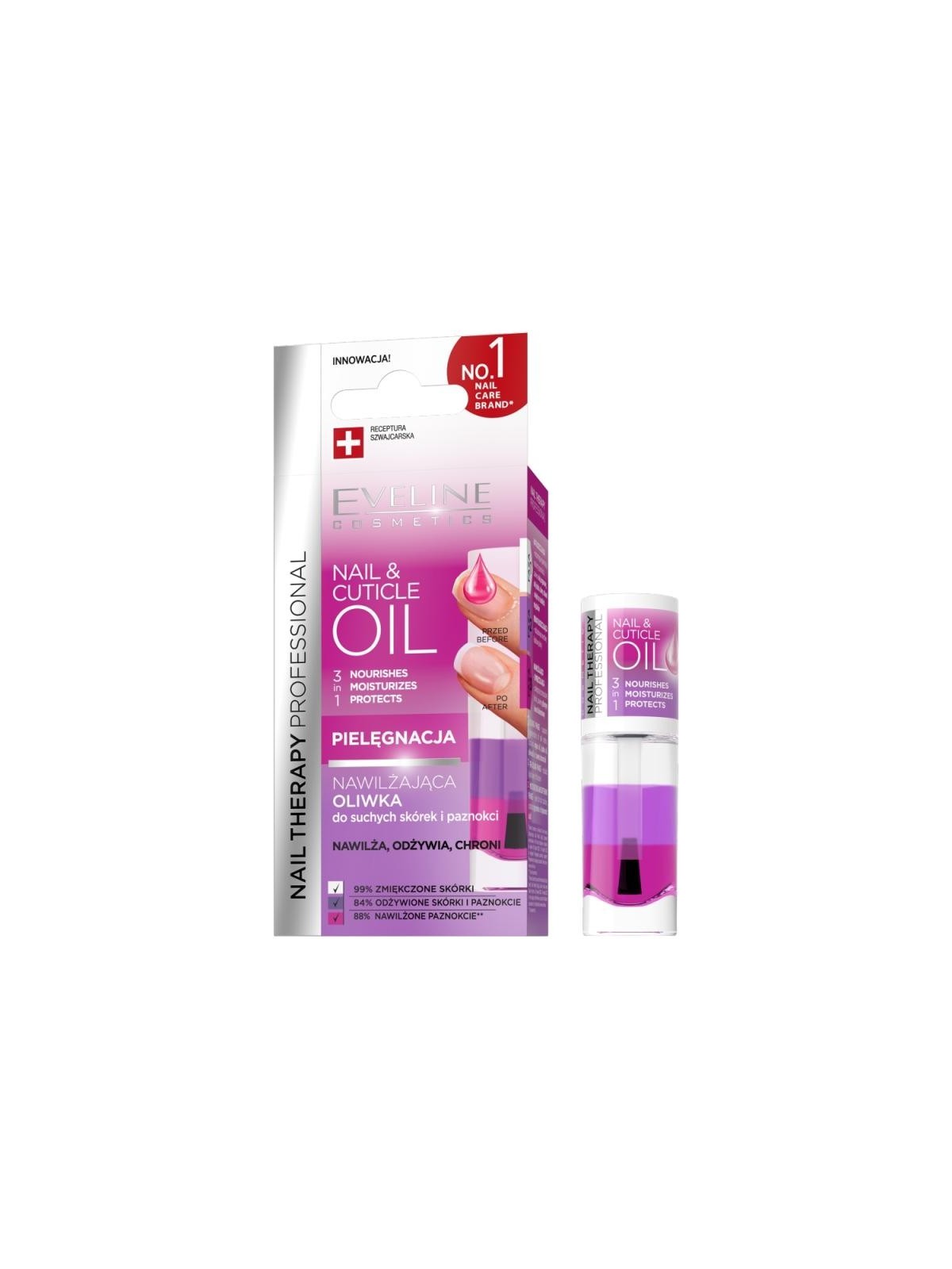 Eveline Olio Trifasico Cuticole e Unghie 8ml
