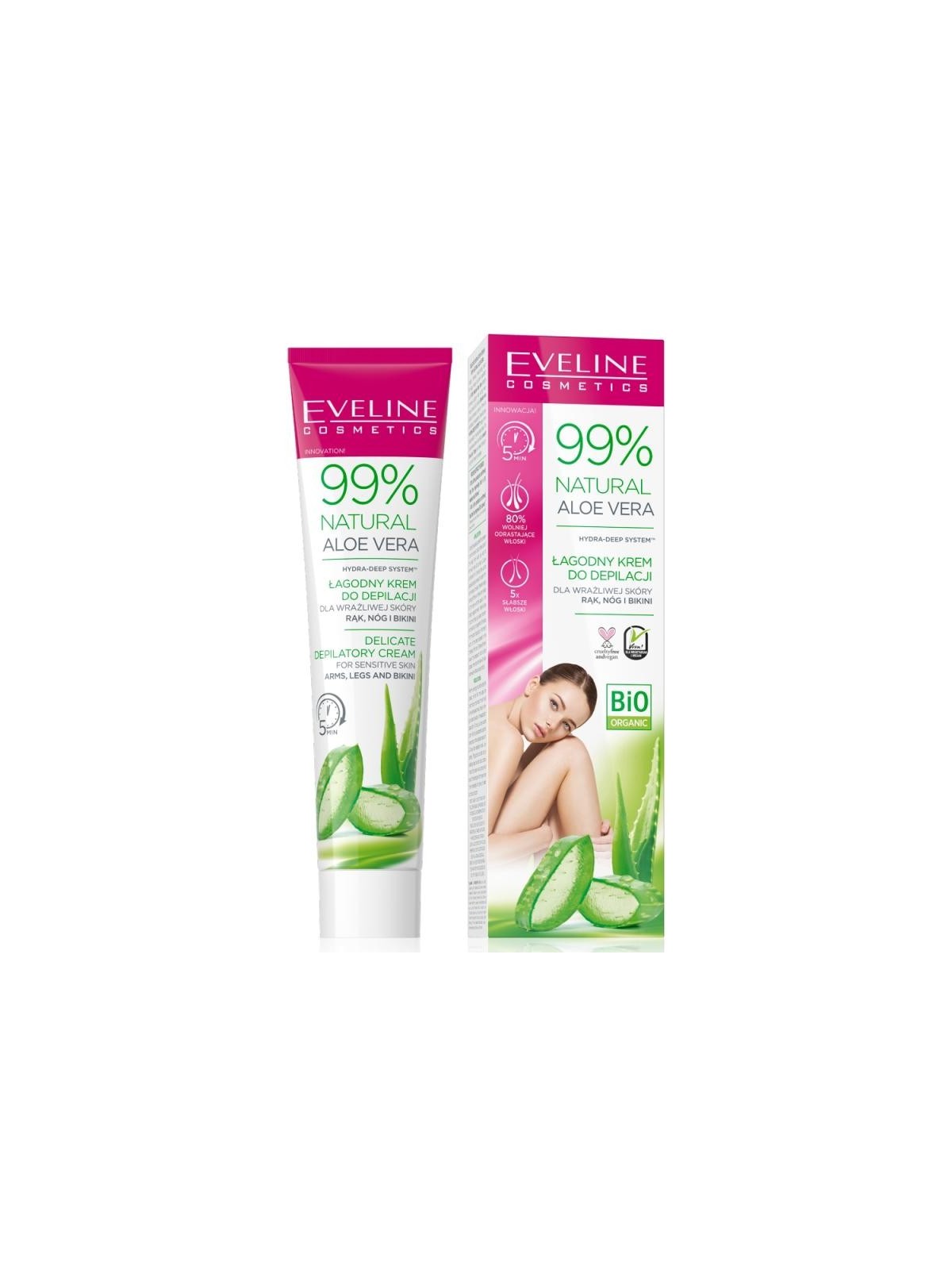 Eveline Crema Depilatoria Aloe Vera Naturale