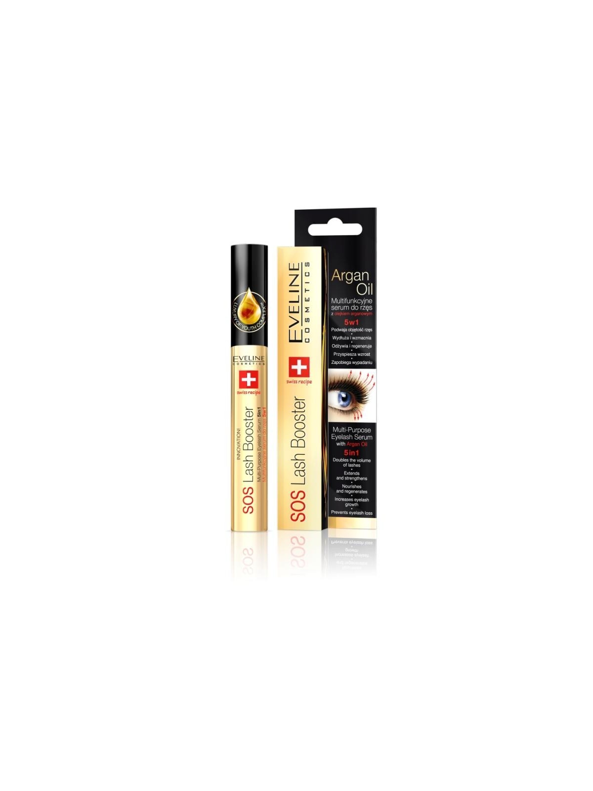 Eveline Siero per Ciglia 5 in 1 con Argan 10ml