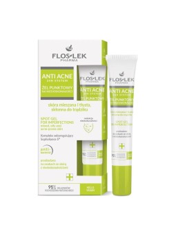 Gel Floslek Sistema Anti-Acne 24h per Imperfezioni 20ml