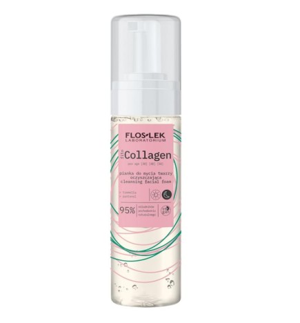 Floslek Schiuma Detergente Viso con fitocollagen 160ml