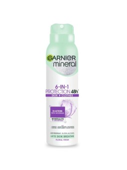 Garnier Spray Deodorante 6 in 1, 48 ore, 150ml
