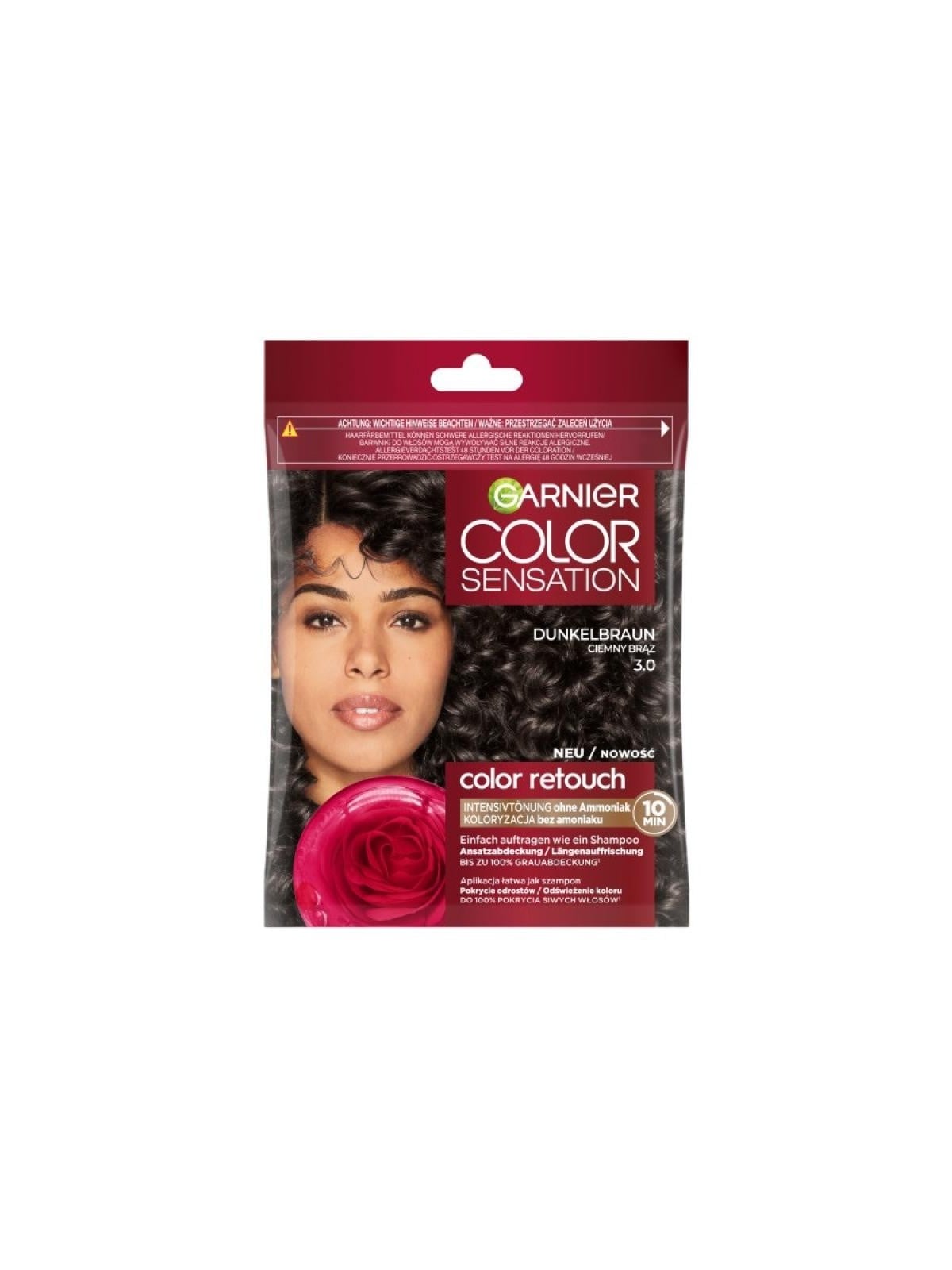 Garnier Shampoo Ritocco Colore 3.0 Castano Scuro