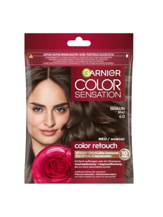 Garnier shampoo color retouch color 4.0 castano GARNIER www.essenzetotalstyle.com 
