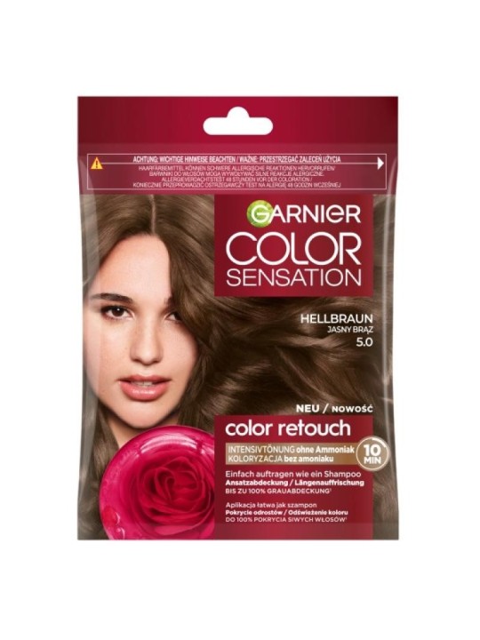 Garnier shampoo color retouch color 5.0 castano chiaro GARNIER www.essenzetotalstyle.com 