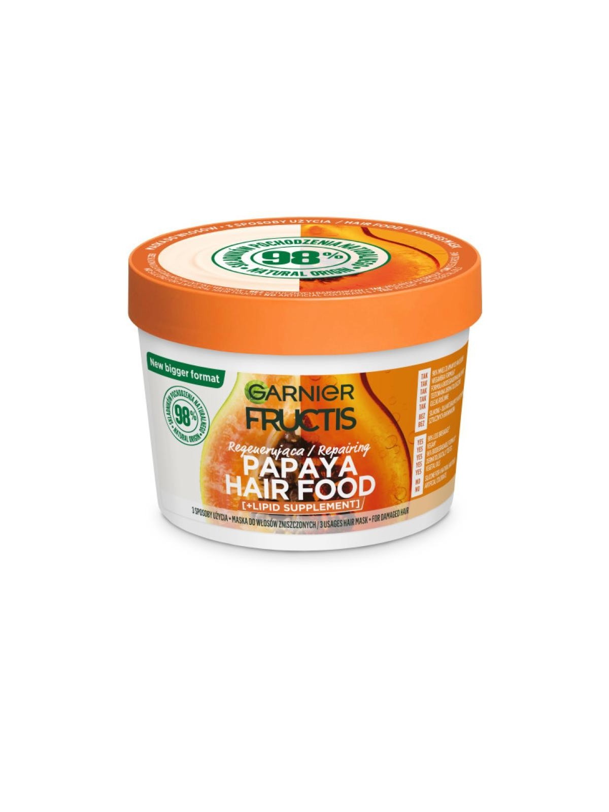 Garnier Maschera Rigenerante Hair Food Papaya 400ml