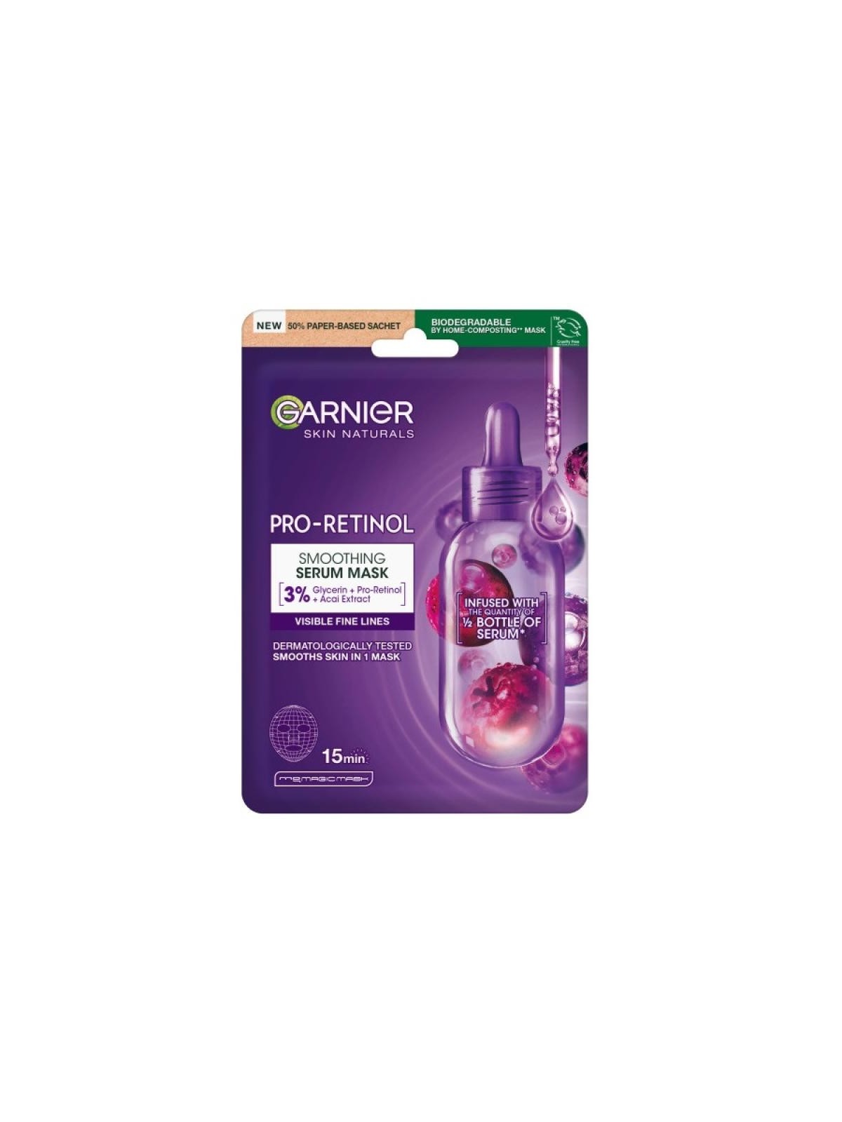Garnier Maschera Viso Naturale 22g