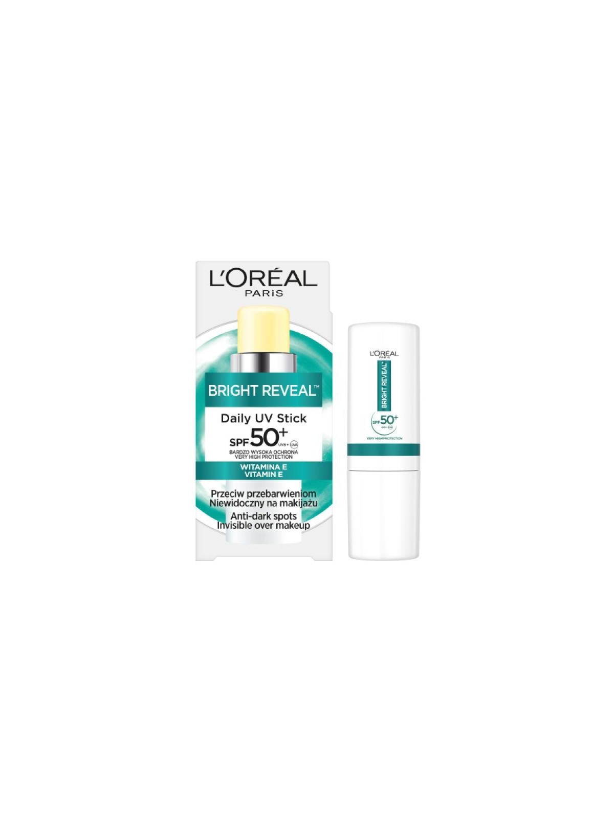 L'Oreal Stick Solare Bright Reveal SPF 50+ 9ml