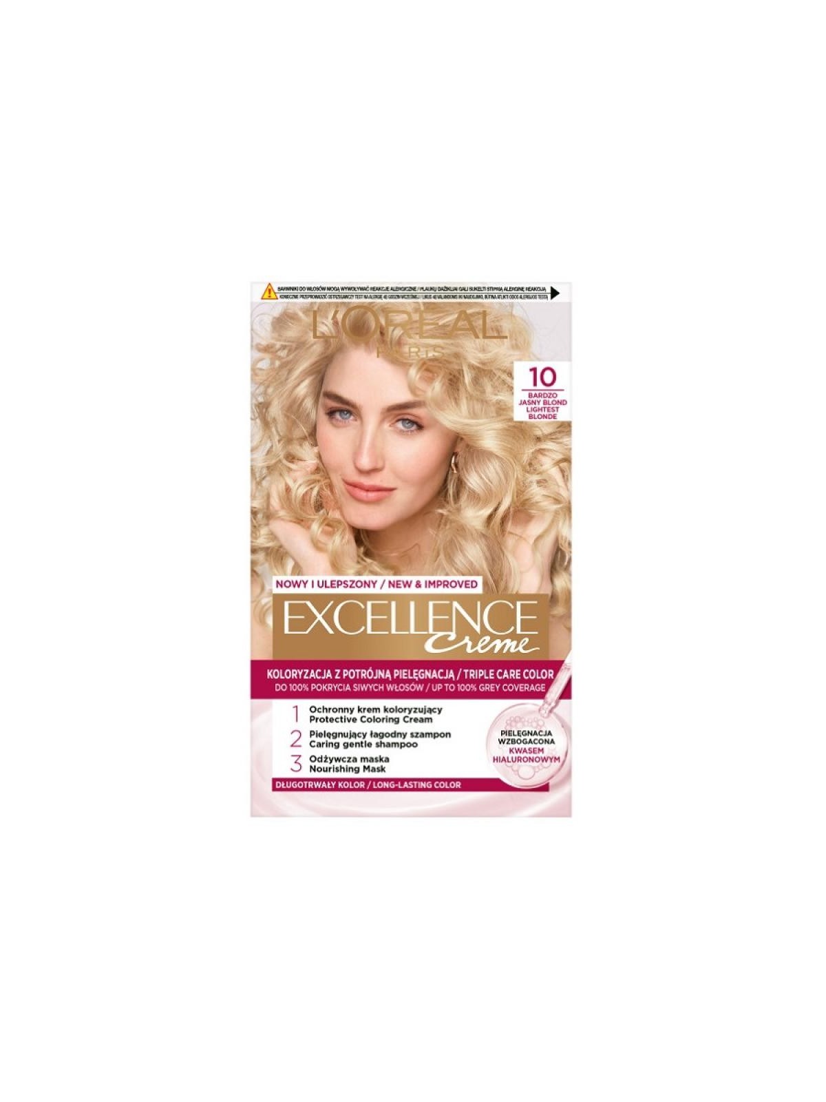 L'Oreal tinta per capelli Excellence Creme 10 Biondo