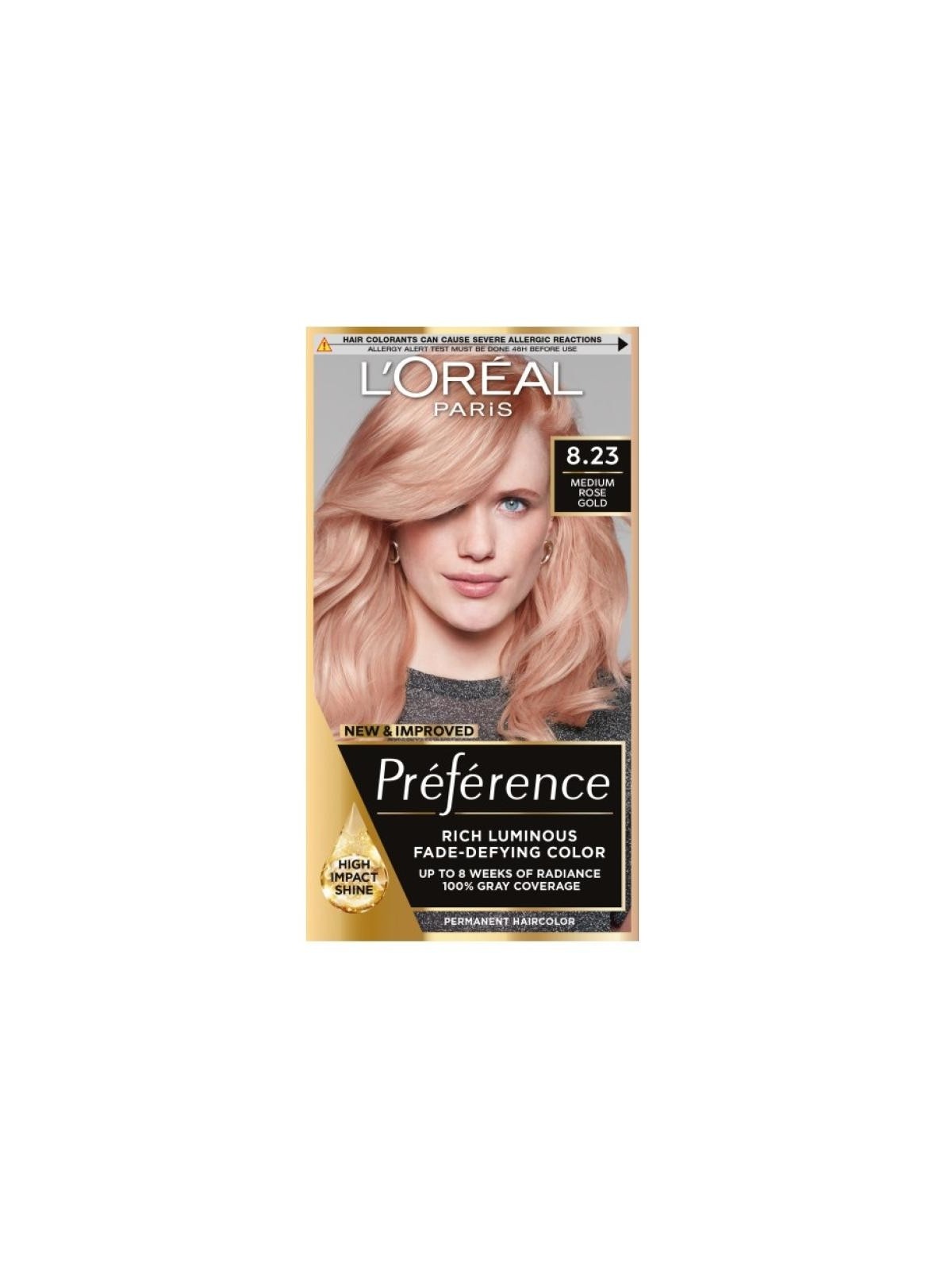 L'Oreal Tinta Capelli Preference 8.23 Oro Rosa