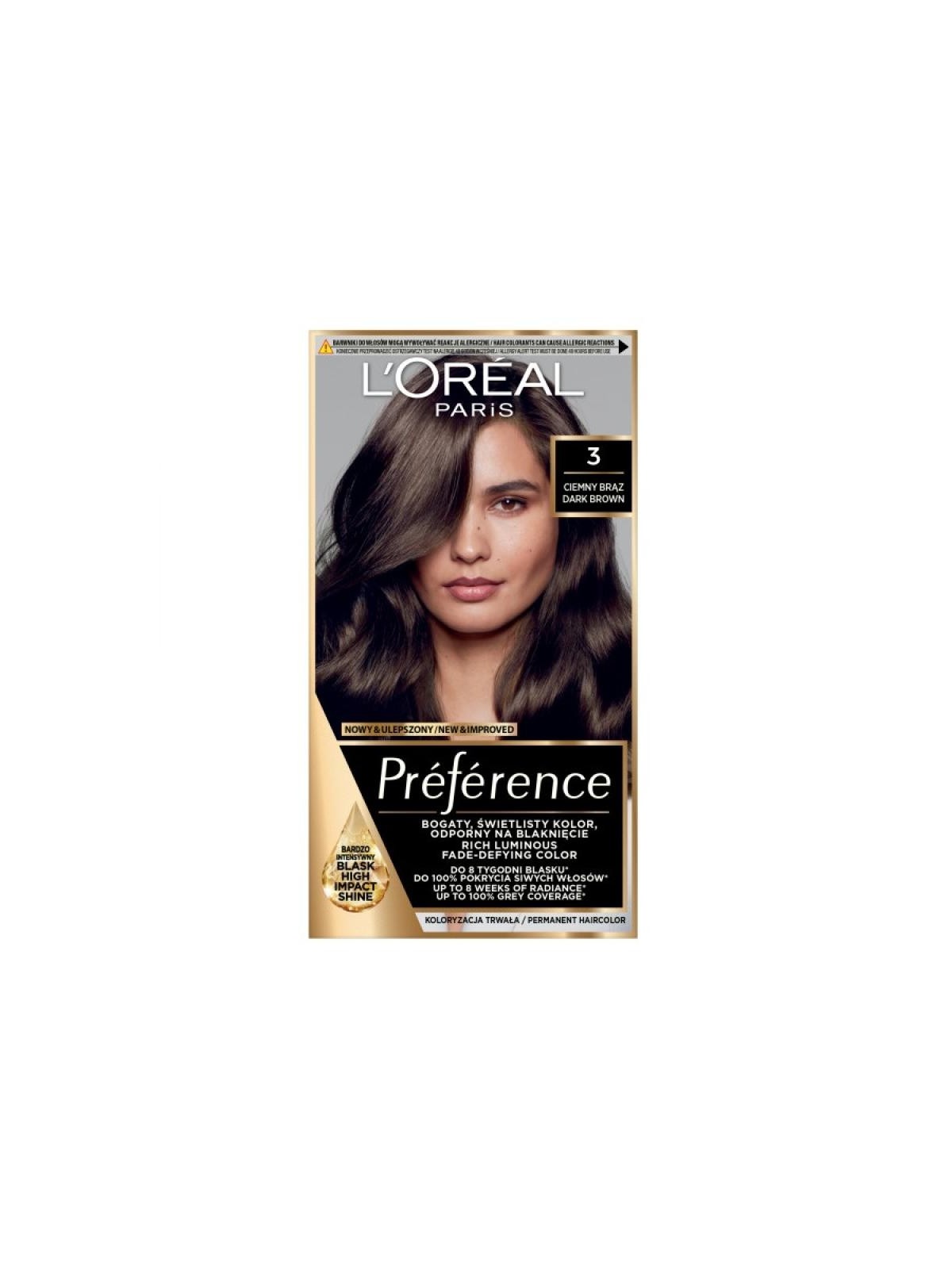 L'Oreal Tinta Recital Preference 3 Castano Scuro