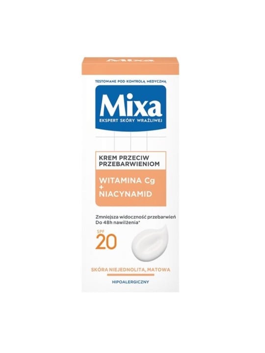 Mixa Lab Radiance Crema Viso con Vitamina C e SPF20, 50ml
