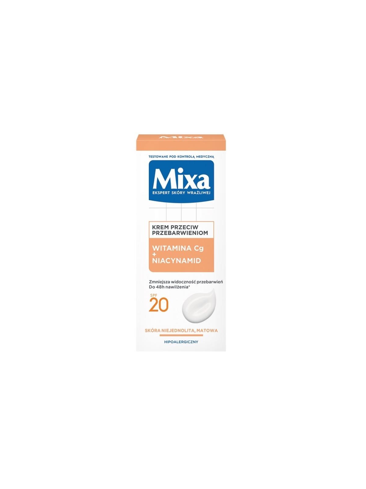 Mixa Lab Radiance Crema Viso con Vitamina C e SPF20, 50ml