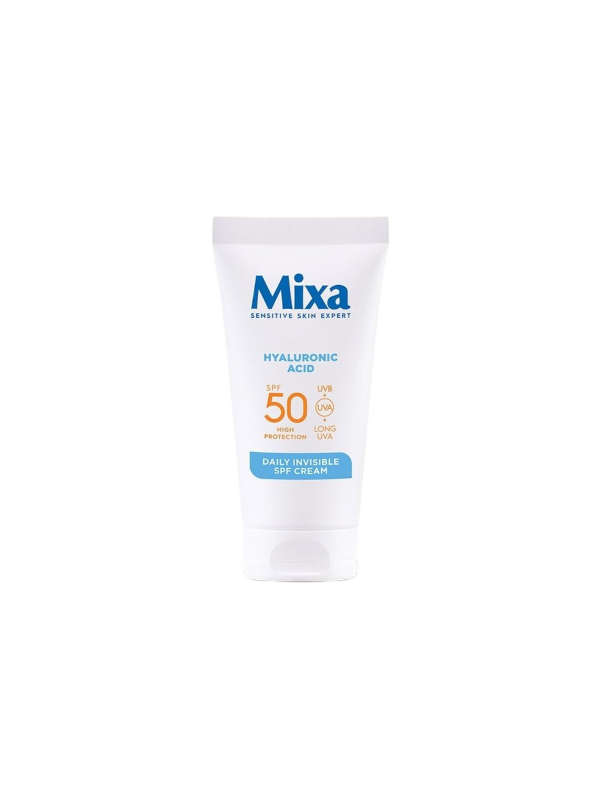 Mixa Crema Viso SPF50 con Acido Ialuronico 50ml