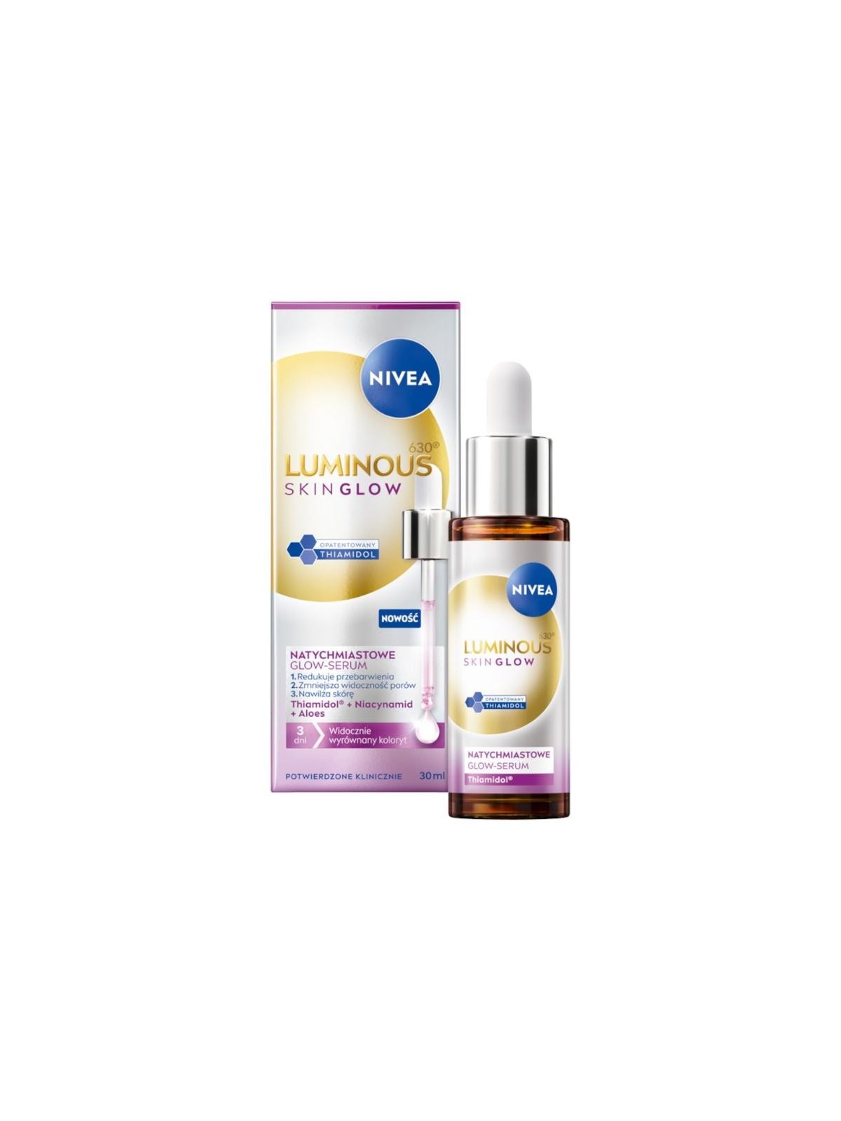 Nivea Siero Illuminante Luminous 630 Skin Glow 30ml