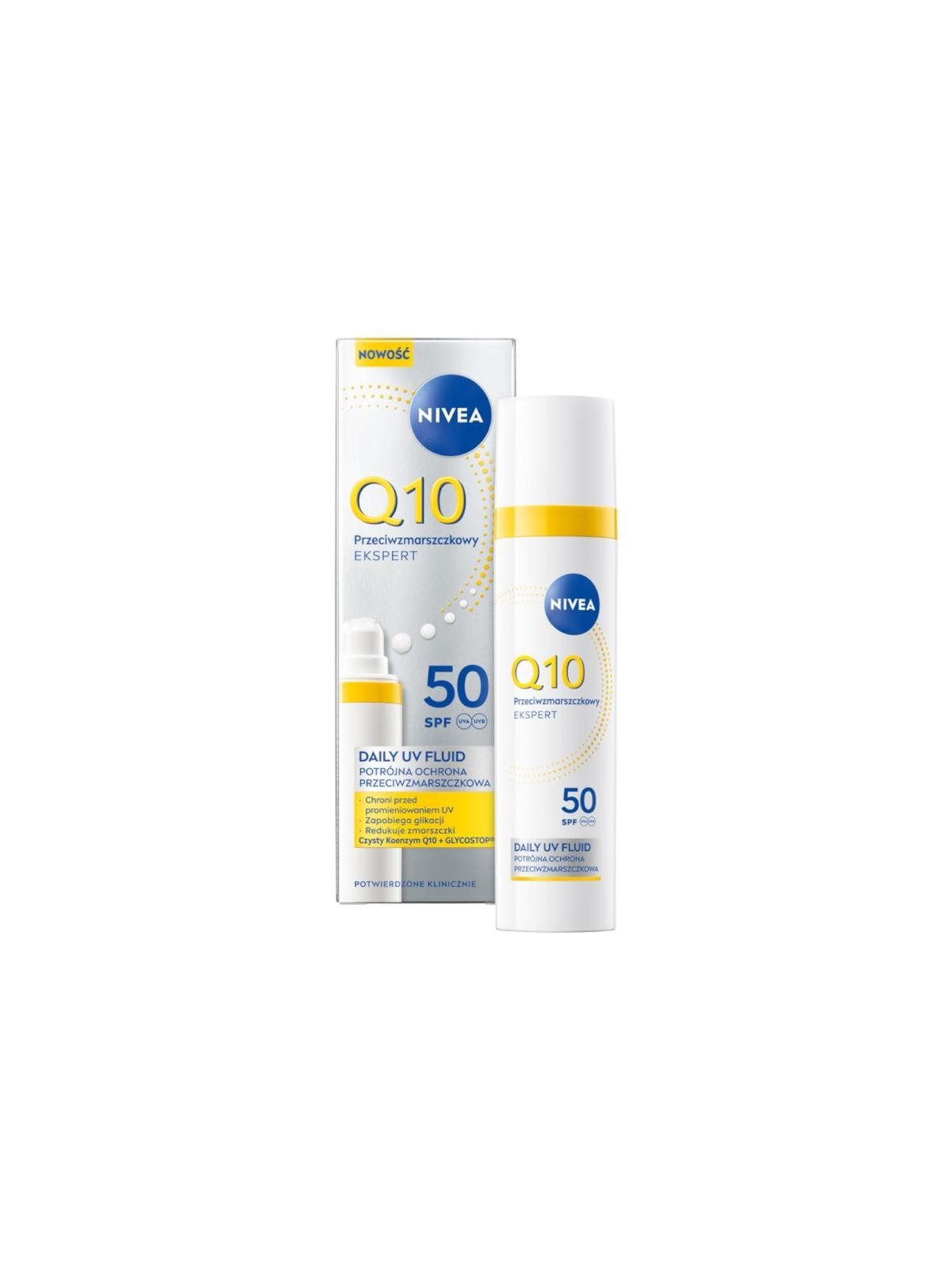 Nivea Fluido Viso Antirughe Q10 SPF50 40ml