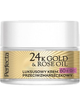 Crema Antirughe Oro 24k e Olio di Rosa 60+
