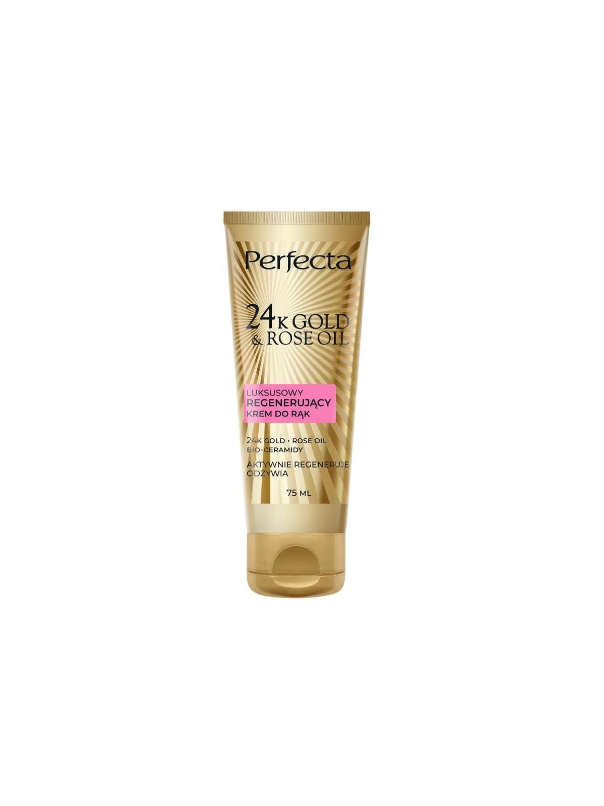Crema mani 24k oro e rosa, 75ml