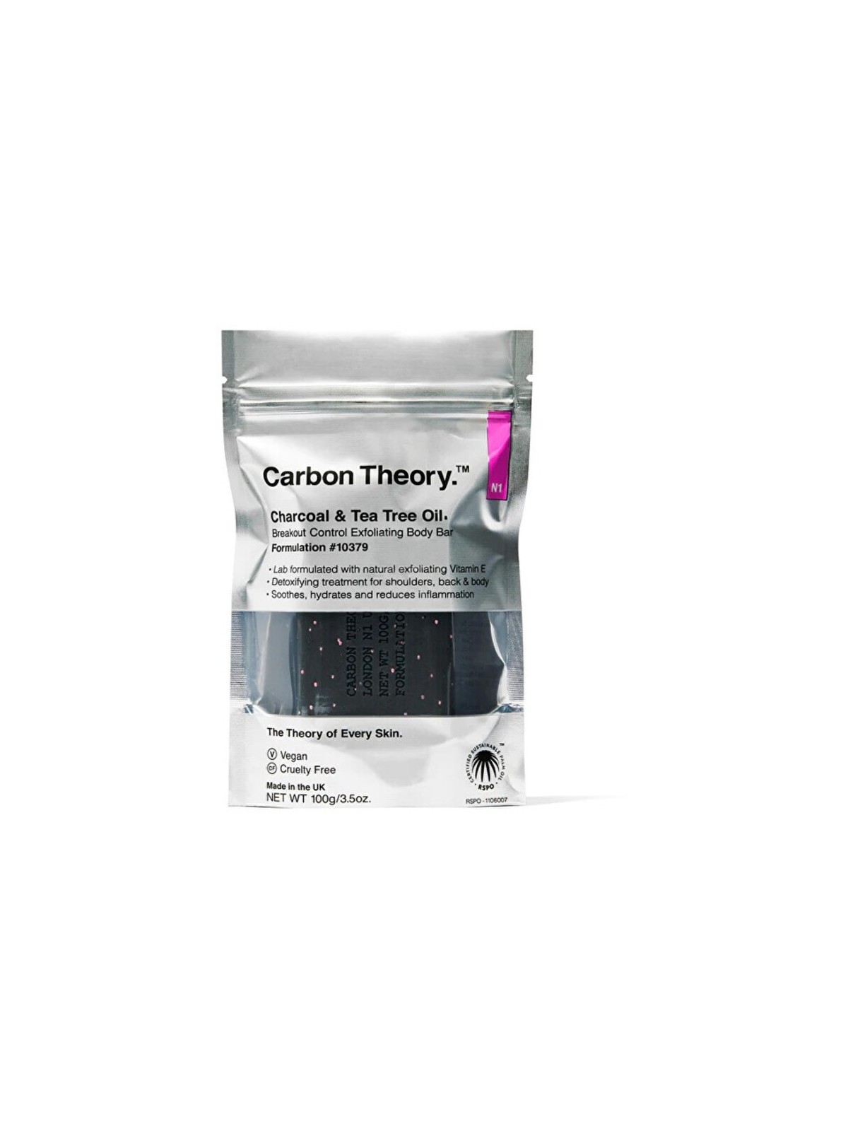 Sapone Esfoliante Carbon Theory 100g