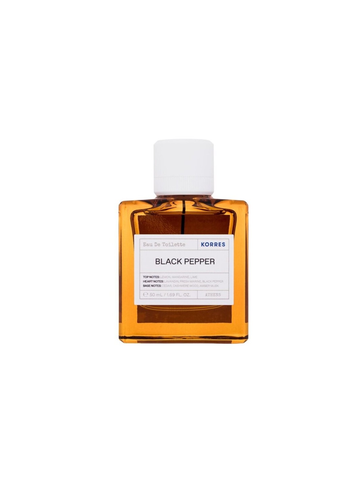 Korres Black Pepper Eau de Toilette Unisex 50ml