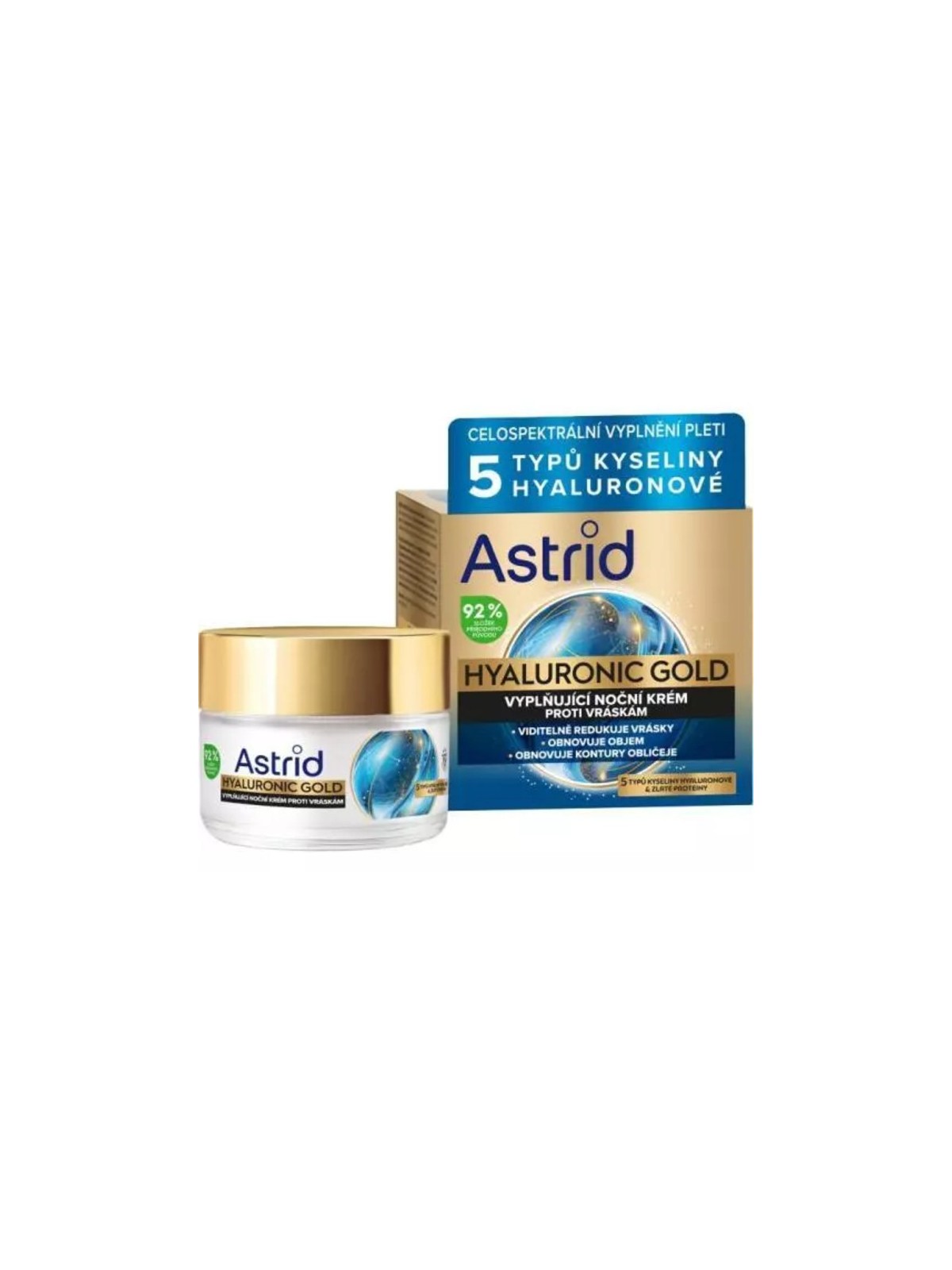 Astrid Hyaluronic Gold Cream 50ml