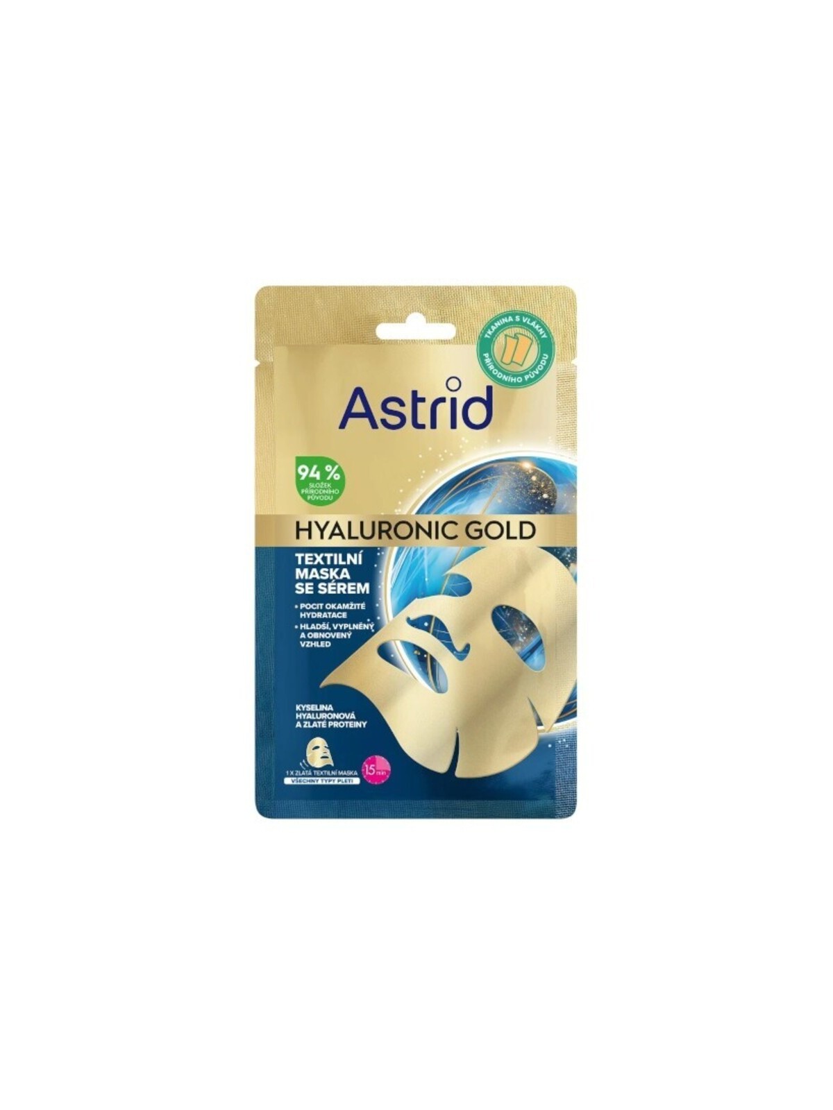 Astrid Hyaluronic Gold Mask - maschera per pelle liscia