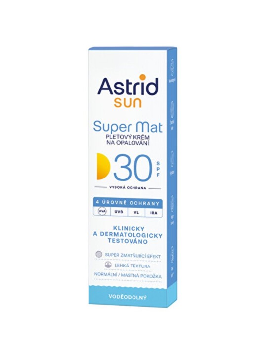 Astrid Super Mat SPF 30 - Crema solare donna 50ml