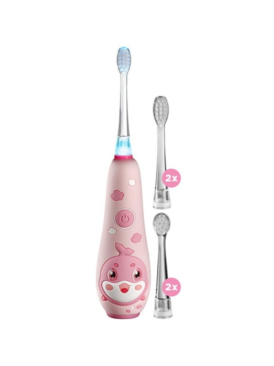 Spazzolino sonico rosa per bambini 1-5 anni