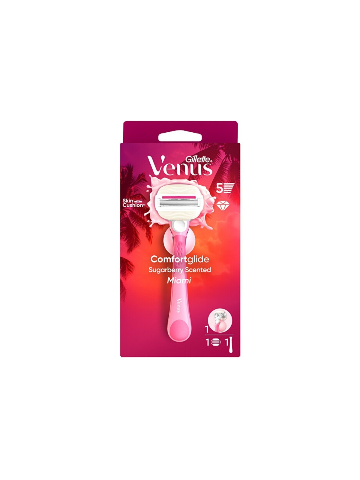 Gillette Venus Comfortglide Miami con testina sostitutiva