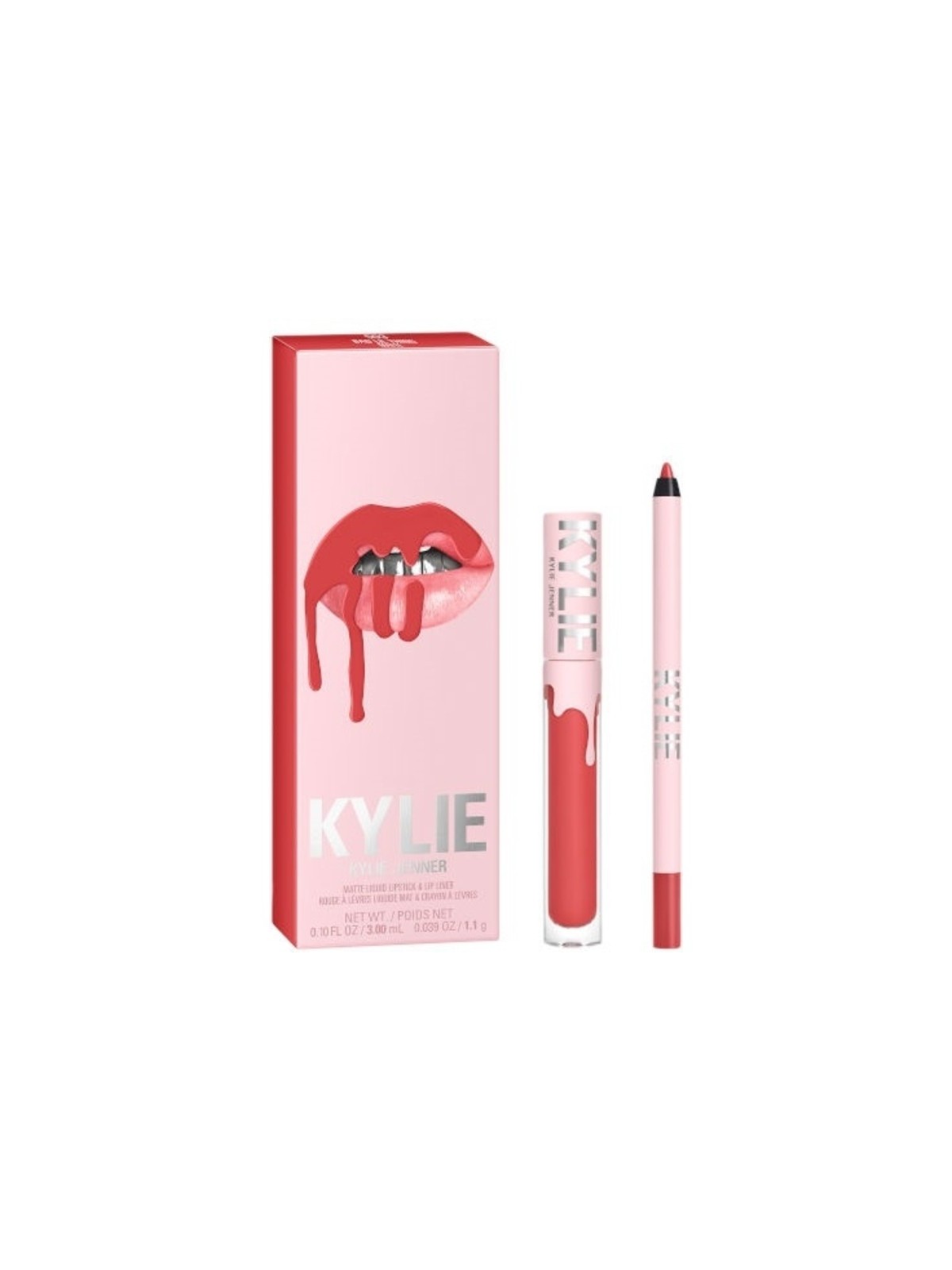 Set Kylie Cosmetics: Rossetto Opaco + Matita Labbra