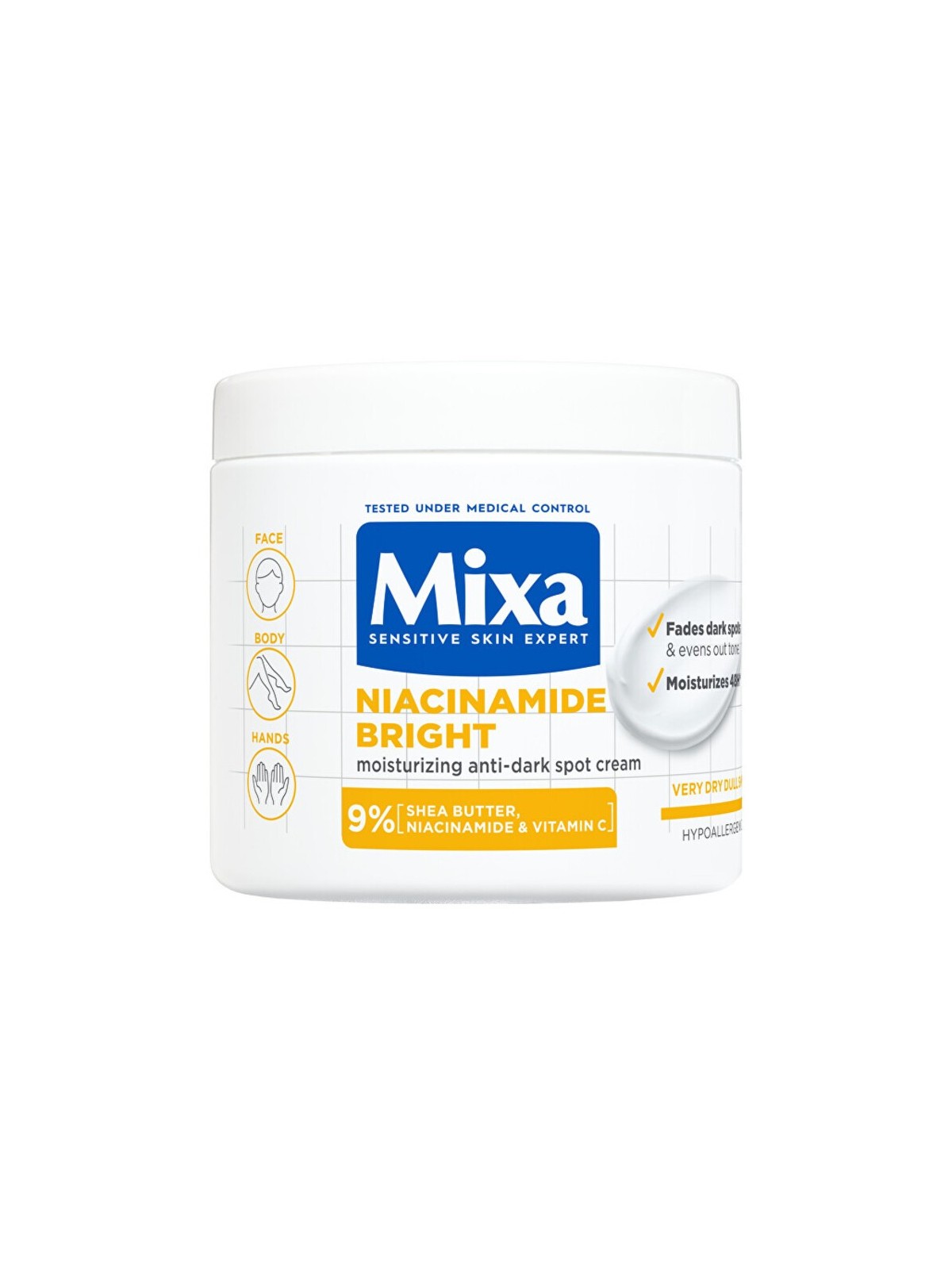 Crema Mixa Niacinamide Anti-Macchie 400ml Donna